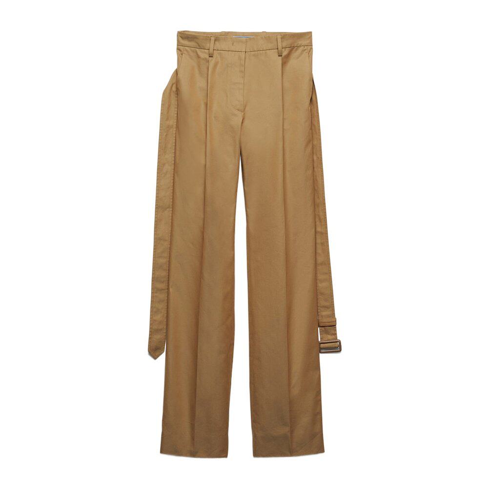 Prada 折痕细节休闲裤 P230IK14ZGSOOO