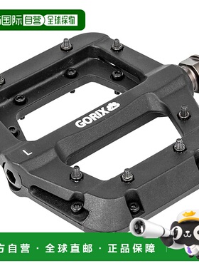 【日本直邮】GORIX 自行车平踏板 GX-F576 耐用3脚踏 尼龙轴承
