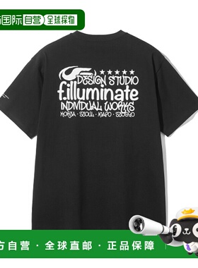 韩国直邮FILLUMINATE 公用T恤 FBEUUTS161BK Naughty Back Printi