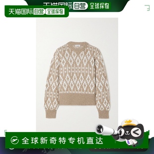 古奇拉利 女士 Cucinelli 針織衫 M5236 布內(nèi)羅 香港直郵Brunello