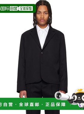 1h可退 香港直邮潮奢 Our Legacy 男士 黑色 Rolling 西装外套 M4