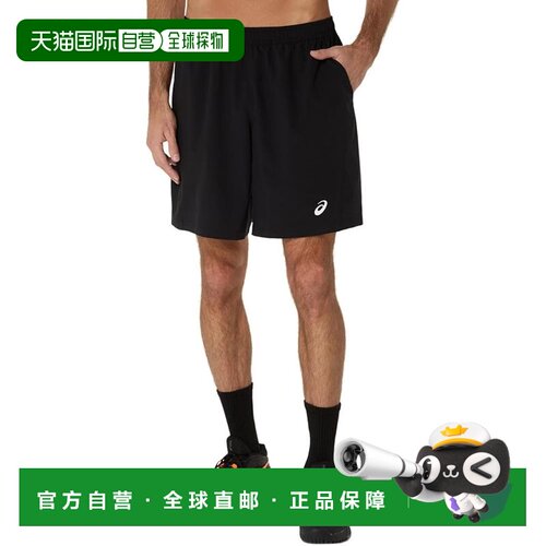 【日本直邮】亚瑟士 运动短裤 2041A343 黑色网球服