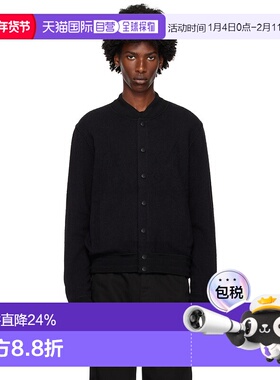 1h可退 香港直邮Givenchy 纪梵希 男士 黑色提花棒球夹克 BM017P4