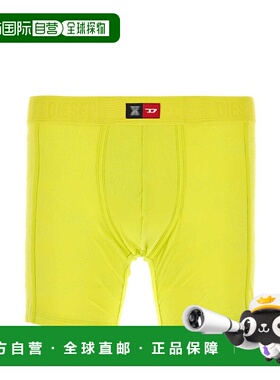 香港直邮DIESEL 男士短裤 A156260PJAI5AT SS2025 黄色 BOXERSAVA