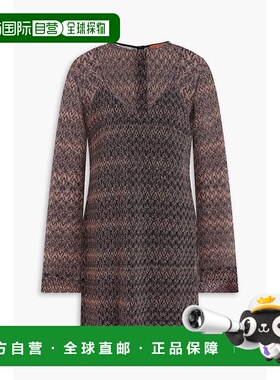 1h可退 香港直邮MISSONI 米索尼 女士 长袖连衣裙 DS24WG28BR00XC