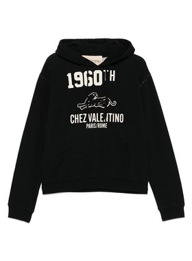 VALENTINO 男士卫衣 VMF29MB1M9RA AW2025 黑色 长袖卫衣