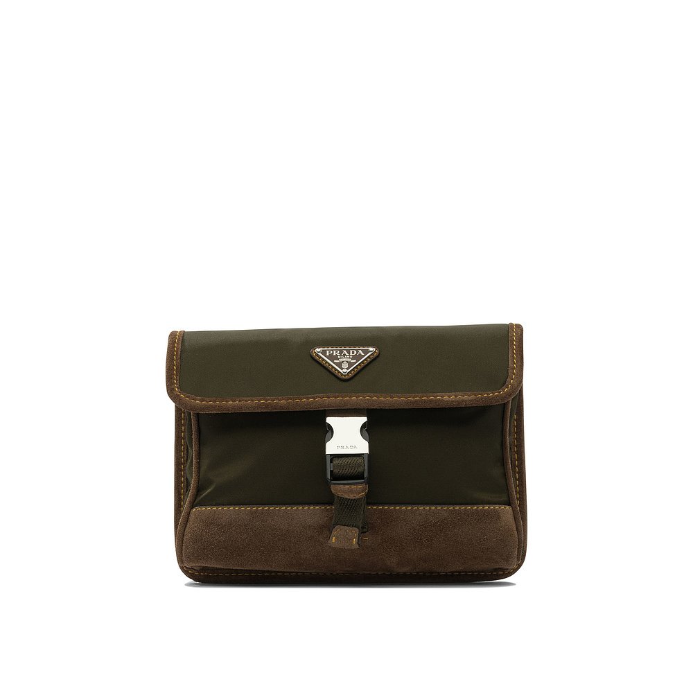 PRADA 男士斜挎包 2ZH1082HJHF041O CO 深棕色 EXTRA