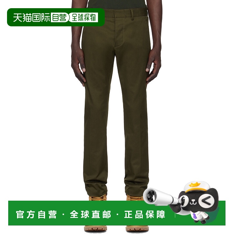 香港直邮Dsquared2 二次方 男士 绿色 Cool Guy 长裤 S74KB0880S3