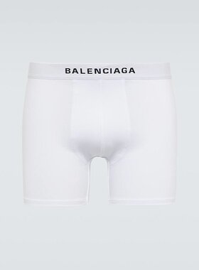 潮奢 Balenciaga 巴黎世家 男士 徽标平角内裤 000895