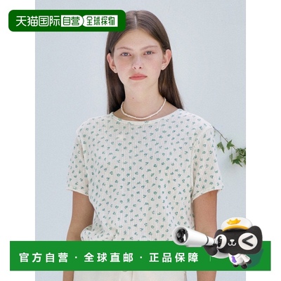 韩国直邮ANEDIT 女士女装T恤AN24MT0021 S Romantic Flower Tshirt