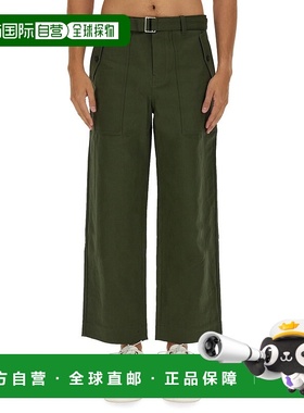 香港直邮MAISON KITSUNE 男士 斜纹布长裤 LM01110WW0079MILITARY