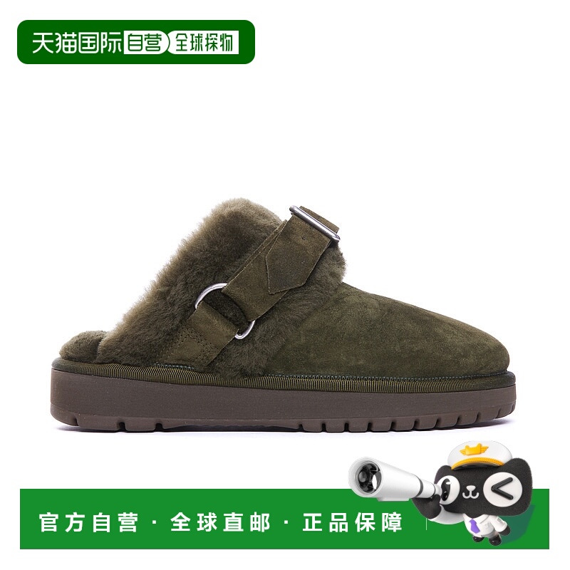 香港直邮BURBERRY 女士拖鞋 8092549C1173 AW2024 绿色 Military