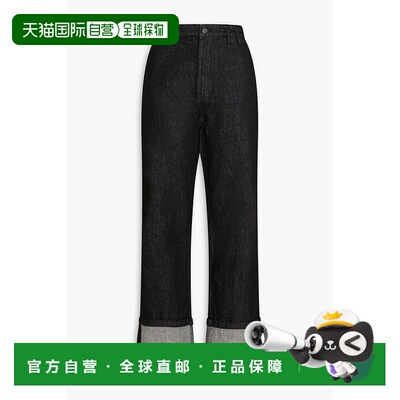 香港直邮Entire Studios 女士 高腰直筒牛仔裤 ESMW2511011RSBRAW
