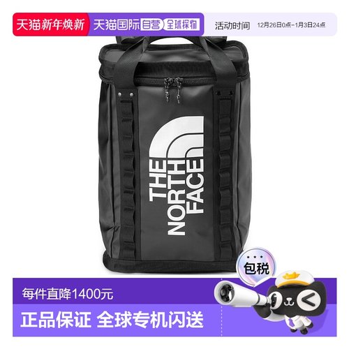 香港直邮The North Face 黑色徽标双肩包 NF0A3KYFKY4新款
