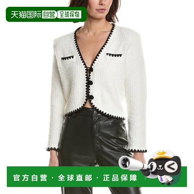 自营l'agenceL’AGENCE Anaya Cardigan - green 美国奥莱直发