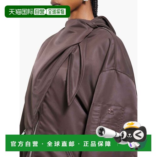 香港直邮COURREGES 女士西服 424CBL218NY00201983 CO 棕色外套
