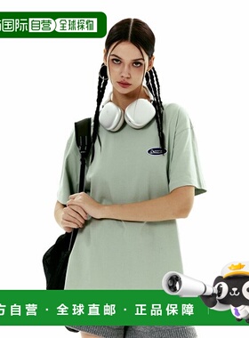 韩国直邮Ames Worldwide 女士女装T恤SYMBOL LOGO WAPPEN TEE GREE