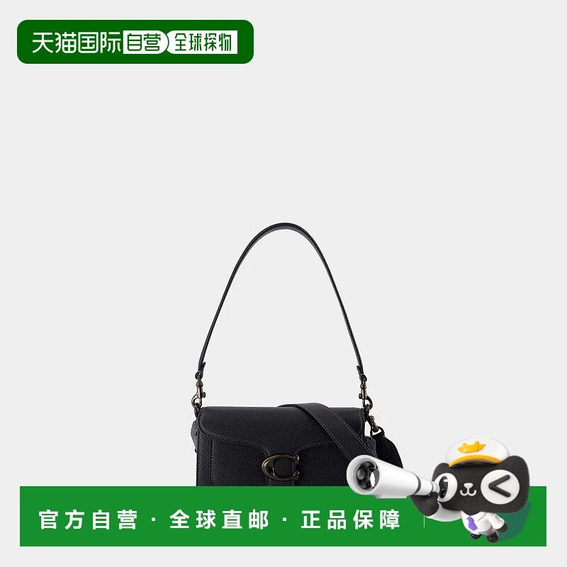 1h可退 香港直邮COACH 女士单肩包 CY201 AW2025 黑色 Coach Tabb