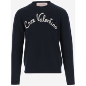 男士 针织毛衣 6V3KC33LAR8D51 VALENTINO SS2025 蓝色