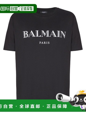 香港直邮BALMAIN 男士T恤 FH2EG000BD28EAB  AW2025黑色男装