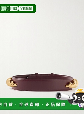 香港直邮1h可退 alaia 女士 精饰皮革腰带 AA1C2002I170 red红色