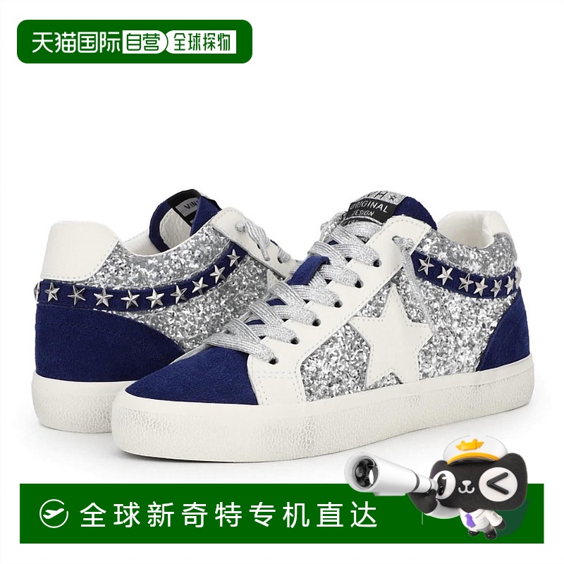自营vintage havanaWomen's Navy Vamp Sneakers In Blue/silver