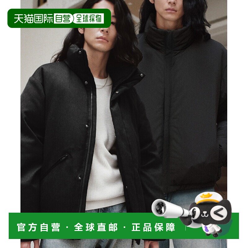 日本直邮WYM LIDNM 男女同款 双面穿羽绒夹克 短款宽松设计 裾口
