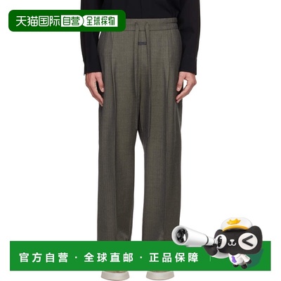 1h可退 香港直邮essentials fear of god 男士 灰色 Virgin Wool