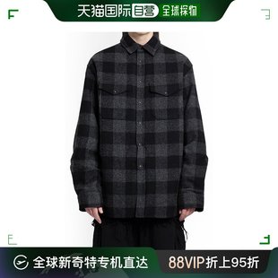 UE64SH260B 香港直邮潮奢 维特萌 Vetements 男士 格纹大廓形衬衫