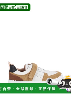 1h可退 香港直邮CHLOÉ 女童运动鞋 C20282K231 AW2024 浅棕色 Sne