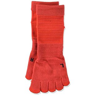 日本直邮Mizuno美津浓陆上户外运动五指袜23中国红 J2MX1001