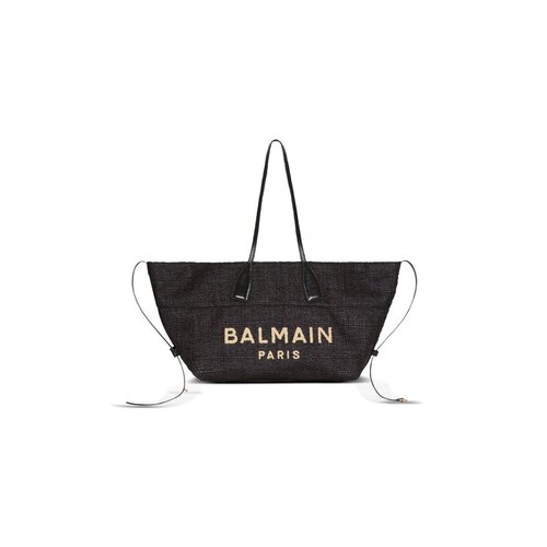 BALMAIN 女士手提包 GN1FI015TRAA0PA SS2026 黑色 Track 托特包