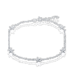 自营 simonaSterling Silver Starfish Anklet silver 美国奥莱直