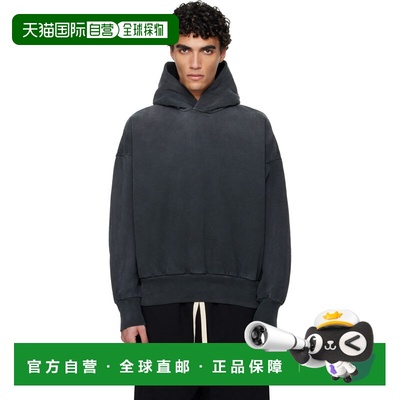 1h可退 香港直邮essentials fear of god 男士 灰色连帽衫 FG25FW