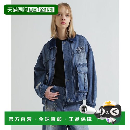 日本直邮AVIREX OVERSIZED WAPPEN牛仔夹克 [648907560]