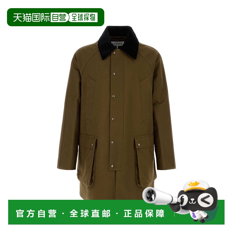 香港直邮LOEWE 男士西服 H526Y02WD1KHAKIGREEN AW2025 绿色