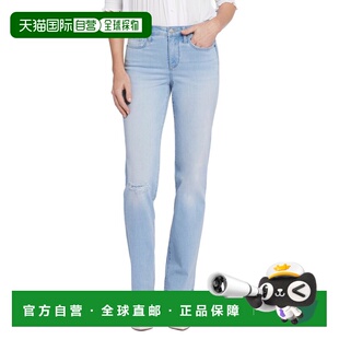 自营NYDJ Bailey Estrella Straight Leg Jean - blue 美国奥莱直