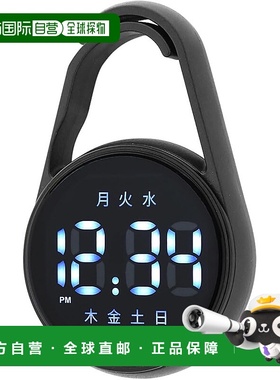 【日本直邮】J Axis精工 怀表 环扣表 黑色 CD1C0004-BK新款