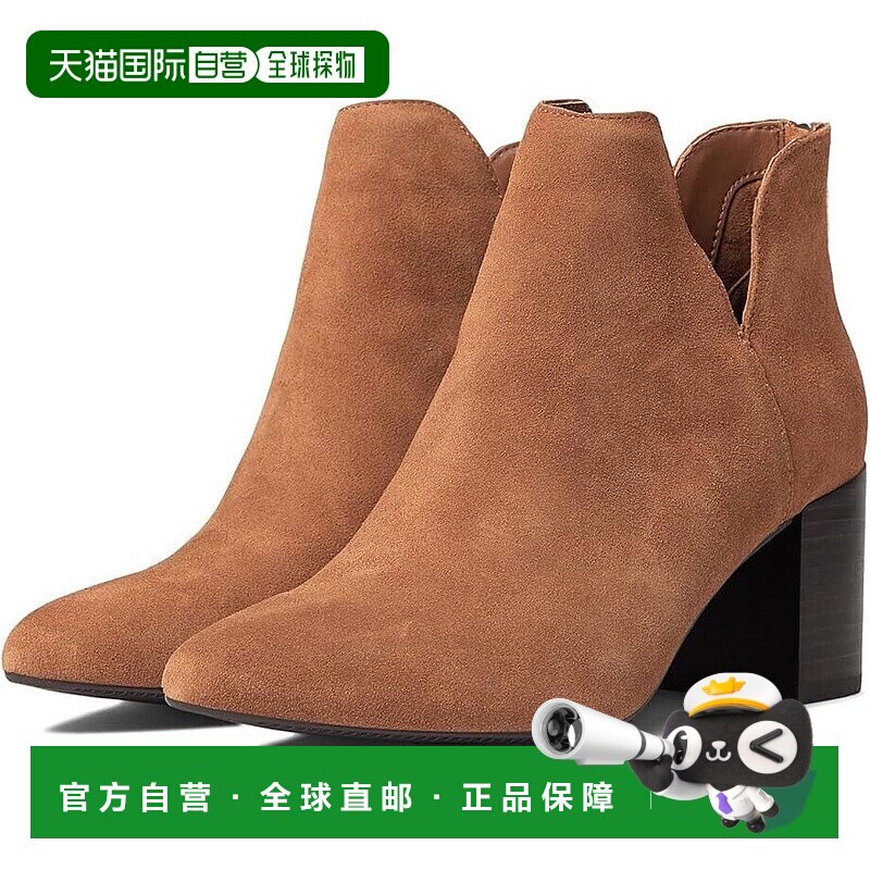 自营 Blondo Tanner Boot女式8.5棕色绒面防水尖头靴KHD300-棕色