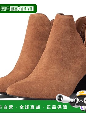 自营 Blondo Tanner Boot女式8.5棕色绒面防水尖头靴KHD300-棕色