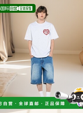 韩国直邮AECA 男士T恤AWCMSSBDTTSST006C0BD AECA LOVE HALF SLEE