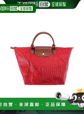 香港直邮LONGCHAMP 女士手提包 L1623089P16 SS2025 红色 LE PLIA