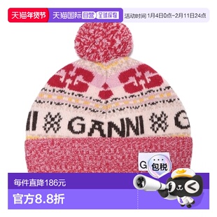 韩国直邮ganni 通用 帽子针织帽