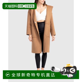 驼色 自营 bloom周日早晨连帽大衣 belle 美国奥莱直发