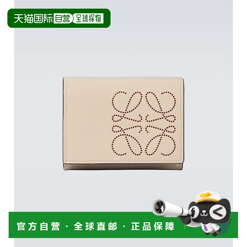 1h可退 香港直邮潮奢 LOEWE 罗意威 男士 Anagram 皮革钱包