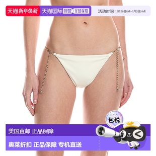 白色 榆木系带比基尼泳裤 美国奥莱直发性感 Windsor 自营Devon