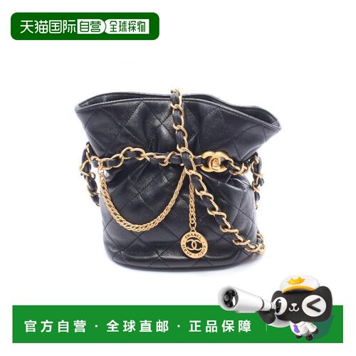 日本直邮中古二奢Chanel香奈儿女包A级95新Shoulder bag肩包羊皮