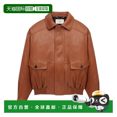香港直邮SAINT LAURENT 女士西服 842948YCSK22080 AW2025皮衣