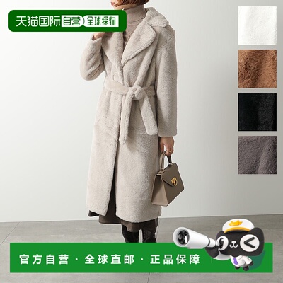 日本直邮HERNO 生态毛皮大衣 CA000586D 12422 女士长款大衣（配