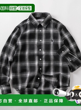 日本直邮U.S. POLO ASSN. 男女同款 经典格纹衬衫 一点刺绣logo P